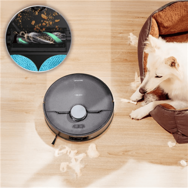 Cecotec Conga X70 | Robot Vacuum Cleaner | Operating time (max) 240 min | Wet&Dry | 5200 mAh | 15000 Pa | Black