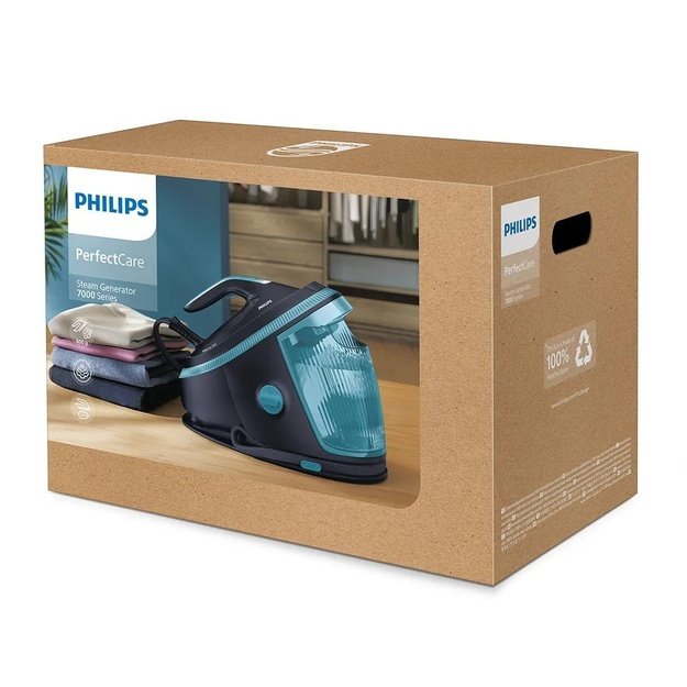 Philips 7000 series PSG7200/20 steam ironing station 3120 W 1.5 L SteamGlide Elite soleplate Blue