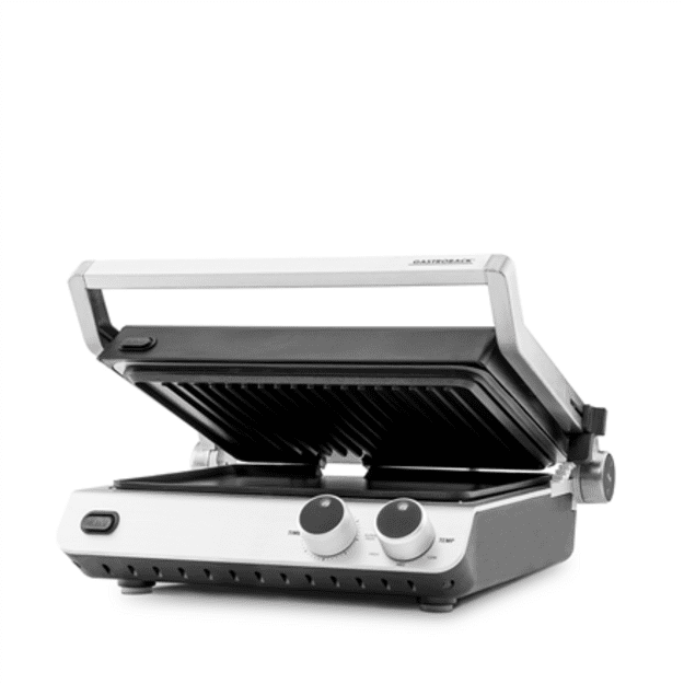 Gastroback 42537 Stainless steel/Black, 2000 W, 25 x 30 cm, Electric Grill