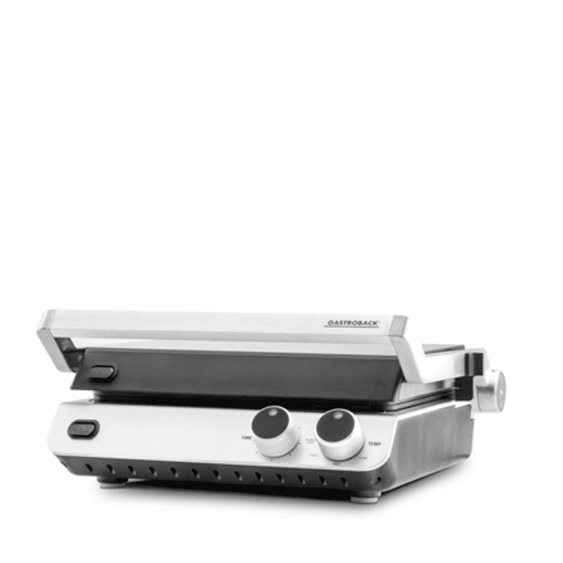 Gastroback 42537 Stainless steel/Black, 2000 W, 25 x 30 cm, Electric Grill