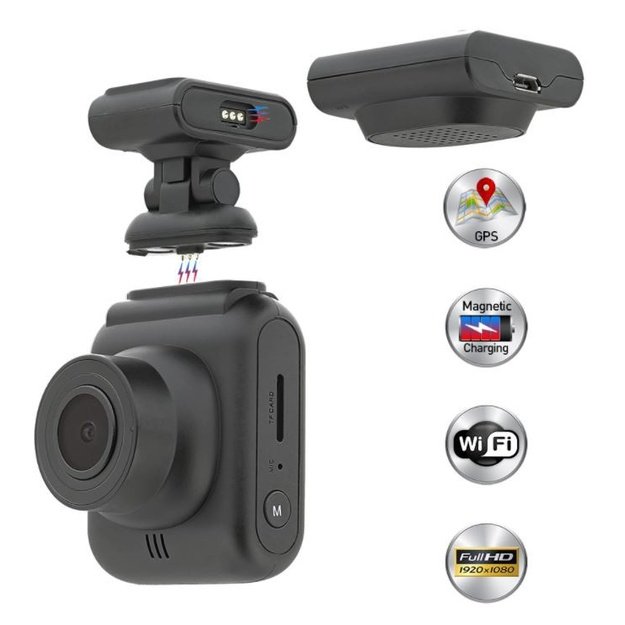 Tellur Dash Patrol DC2 FullHD 1080P, GPS black