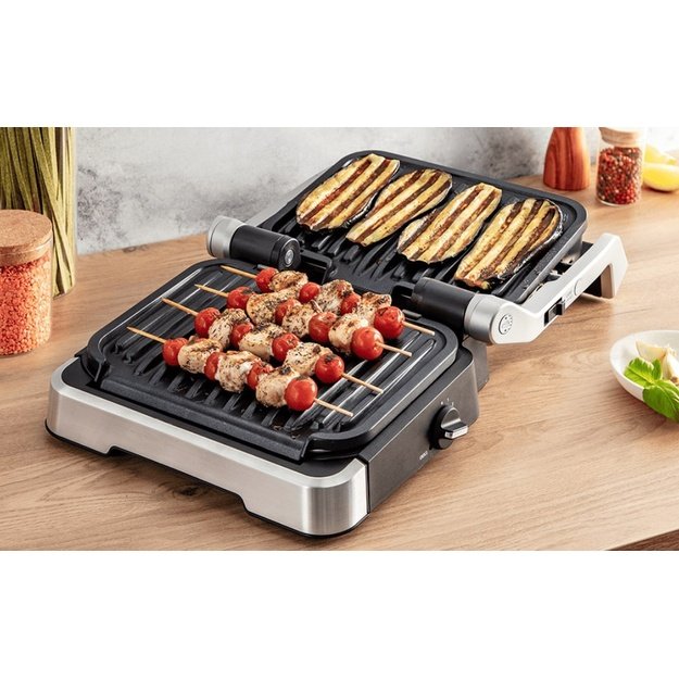 TEFAL | Optigrill 2in1 Electric Grill | GC772D30 | Electric Grill | 2100 W | Inox