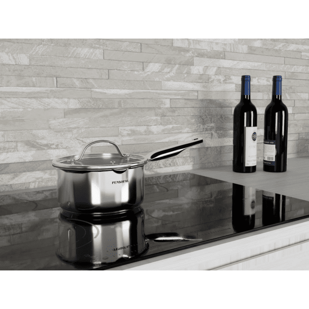 Pensofal 1612 Single-handle Saucepan With Glass Lid Milk Boiler - New Era 16cm
