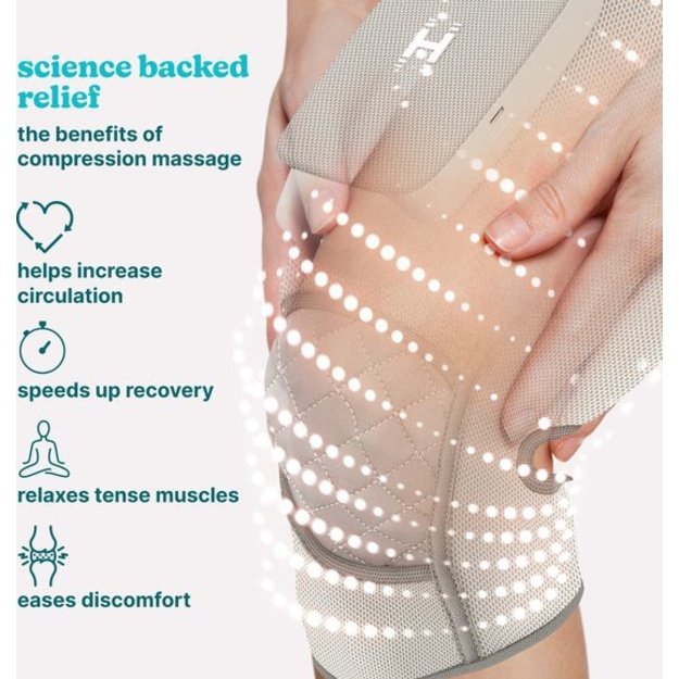 Homedics SR-CMXKE10HBND  Modulair Compression System Knee Wrap + Controller