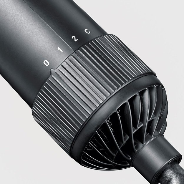 Severin WL 0241 hair styling tool Hot air brush Warm Black 1000 W 1.8 m