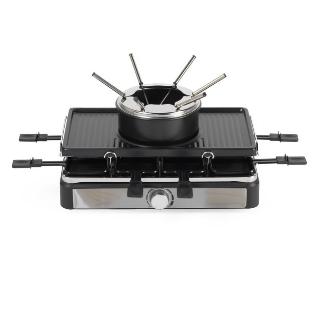 Salter EK4513VDE 2 in 1 Raclette & Fondue Set
