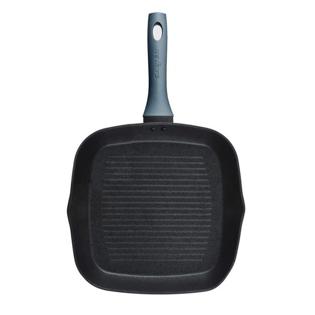 Salter BW13594DU Megastone Excellence 28cm Griddle Pan, Grey