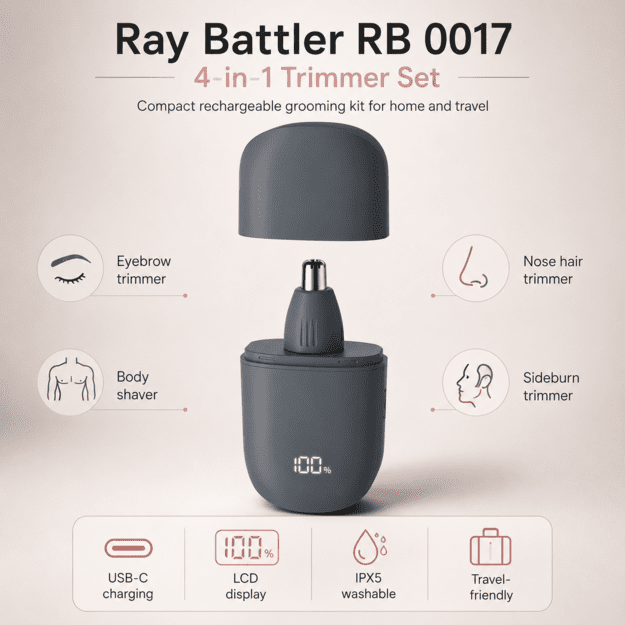 Ray Battler RB 0017 Trimmer Set 4 In 1