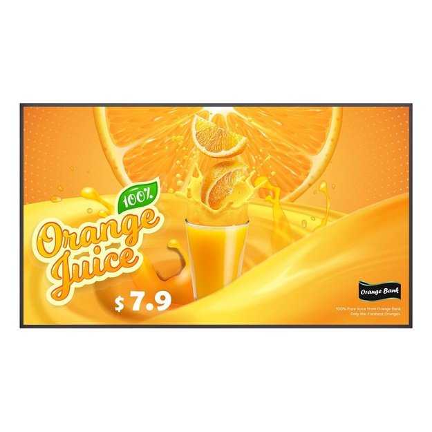 LG 55UH5Q-E Signage Display Digital signage flat panel 139.7 cm (55 ) LCD Wi-Fi 500 cd/m&sup2; 4K Ultra HD Black WebOS 24/7
