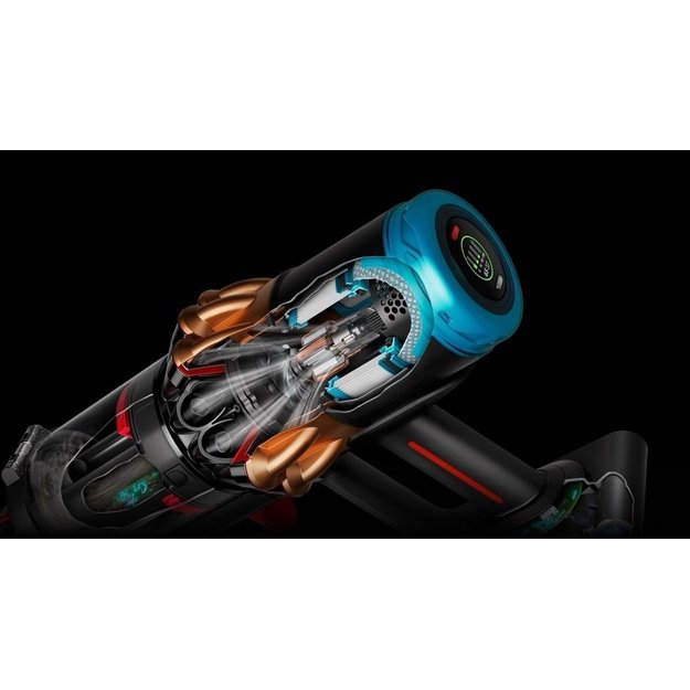Dyson V16 Piston Animal 2-in-1 stick vacuum Battery Dry HEPA Bagless 1.3 L 900 W Black, Copper
