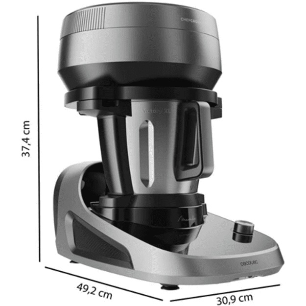 Cecotec Mambo CooKing Victory | Multifunctional Robot | 1700 W | Number of speeds 19 | Bowl capacity 4.5 L | Black/Grey