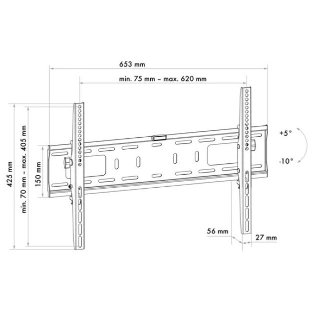 Wall mount for TV Schwaiger 37-70  (LWHT7050 513)