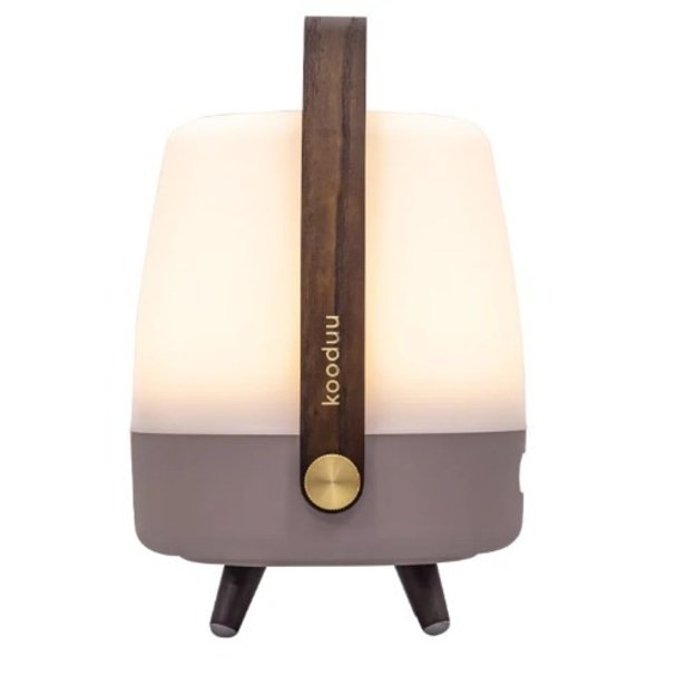 Kooduu Lite-up PLAY Mini Mono portable speaker Beige, White, Wood 8 W