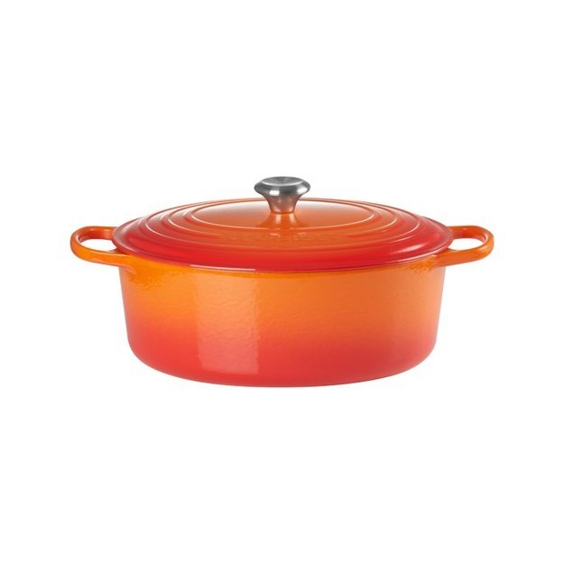 Le Creuset 21178310902430 6.3 L Oval Orange, Red
