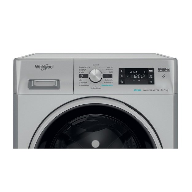 Skalbimo ma&scaron;ina su džiovinimo funkcija Whirlpool FFWDB 964489 SBSV EE, 9 kg /6 kg