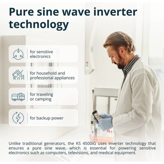 Inverterinis generatorius KS 4500iG KONNER  amp SOHNEN
