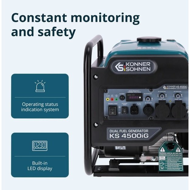 Inverterinis generatorius KS 4500iG KONNER  amp SOHNEN