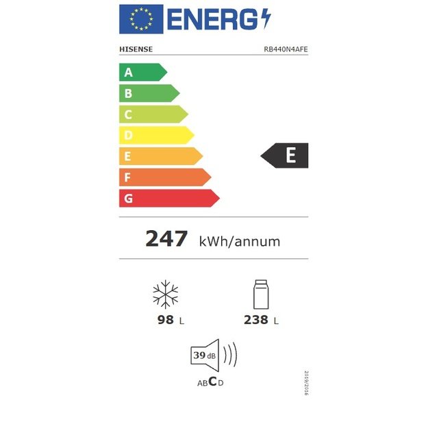 &Scaron;aldytuvas Hisense RB440N4AFE
