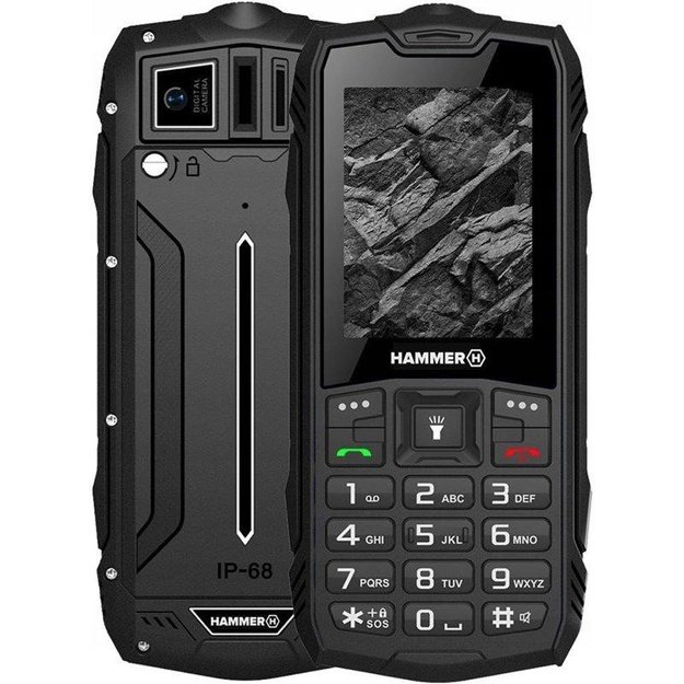 myPhone Hammer Rock 6.1 cm (2.4 ) 155 g Black Camera phone