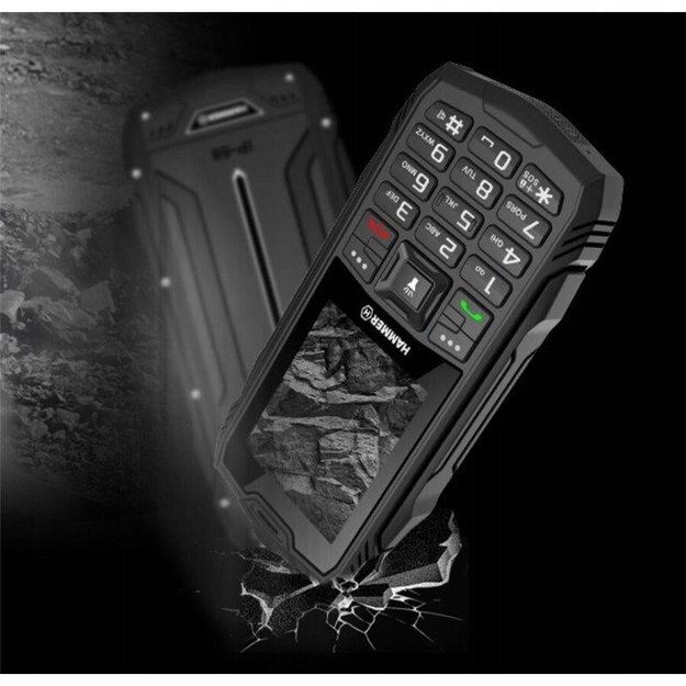 myPhone Hammer Rock 6.1 cm (2.4 ) 155 g Black Camera phone