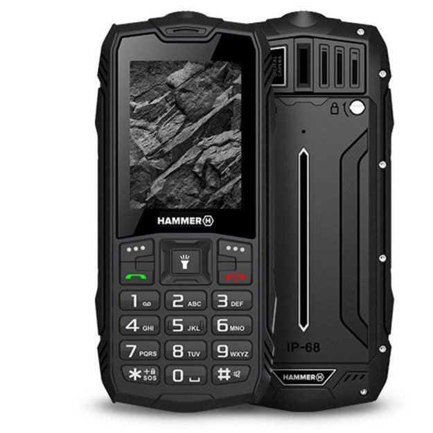 myPhone Hammer Rock 6.1 cm (2.4 ) 155 g Black Camera phone