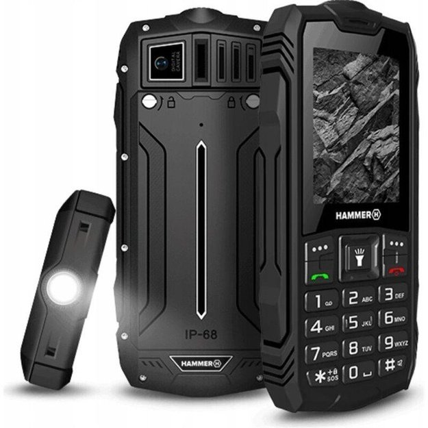 myPhone Hammer Rock 6.1 cm (2.4 ) 155 g Black Camera phone