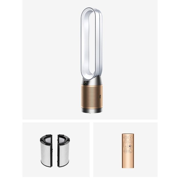 Dyson Purifier Cool PC2 De-NOx 61.5 dB 40 W Gold, White