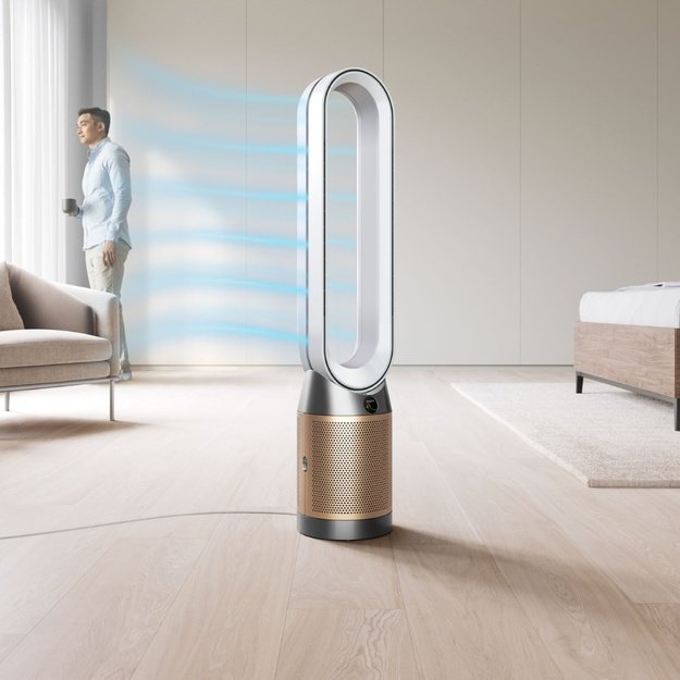 Dyson Purifier Cool PC2 De-NOx 61.5 dB 40 W Gold, White