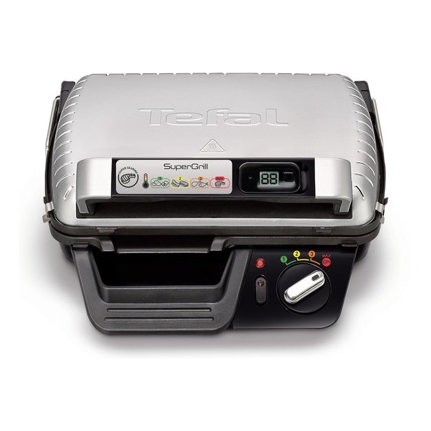 TEFAL | SuperGrill Timer Multipurpose grill | GC451B12 | Contact | 2000 W | Stainless steel