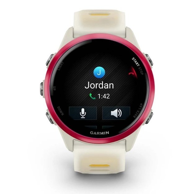 Garmin Forerunner 570 3.05 cm (1.2 ) AMOLED 42 mm Digital 390 x 390 pixels Touchscreen Pink, White Wi-Fi GPS (satellite)