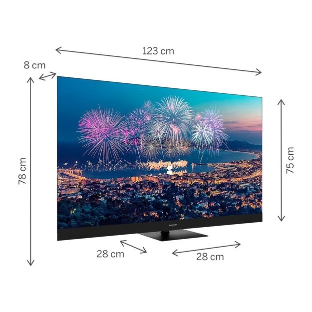 Thomson Q70 Series 55QG6C14 TV 139.7 cm (55 ) 4K Ultra HD Smart TV Wi-Fi Black