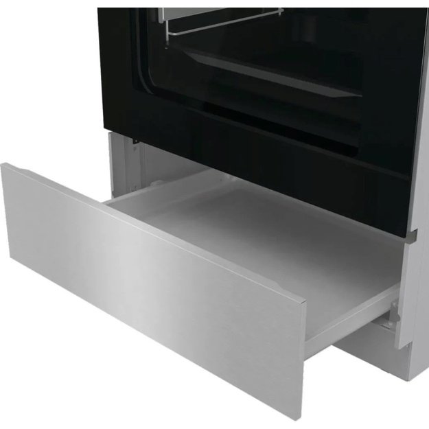 Gorenje GKS6C71XF Freestanding cooker with oven Silver