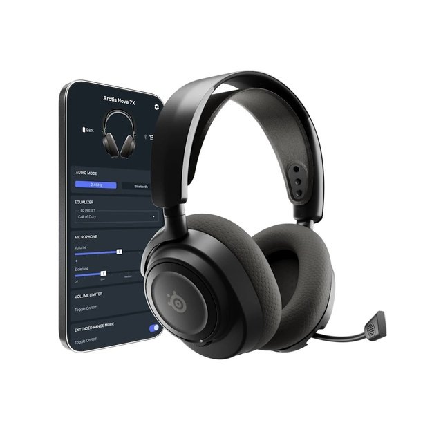 Steelseries Arctis Nova 7X Wireless Gen 2 Headset Head-band Gaming Bluetooth Black