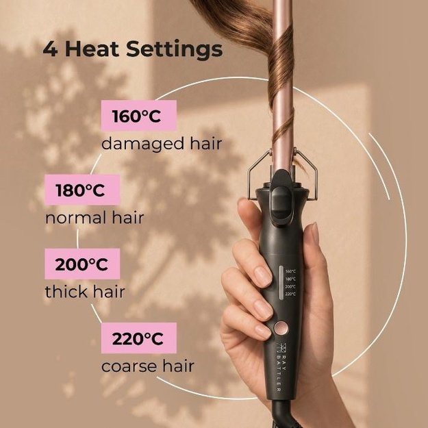 Ray Battler RB 6565 Hair Curler HS-7610 13 mm