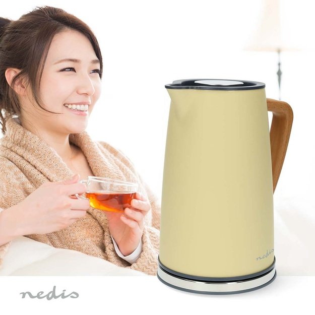 Nedis KAWK510EYW electric kettle 1.7 L 2200 W Yellow