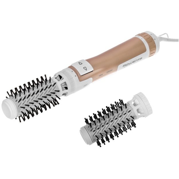 Rowenta Hair styler | Brush Activ CF9520F0 | Ion conditioning | Number of heating levels 2 | 1000 W | White/Copper