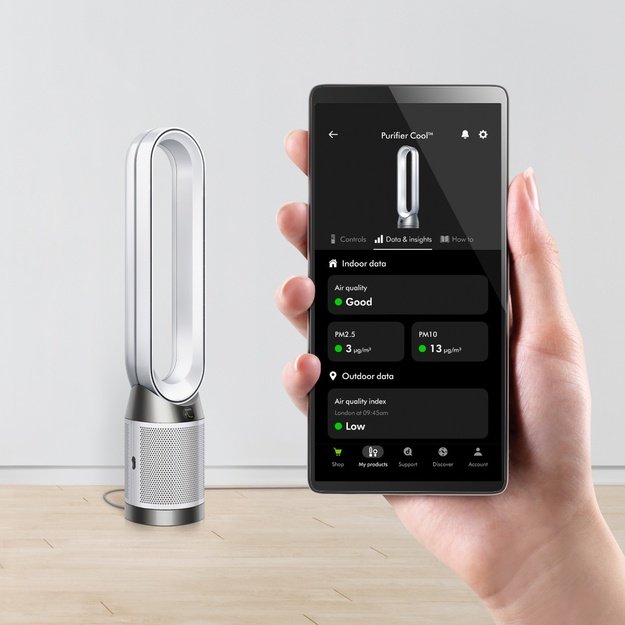 Dyson Purifier Cool PC1 (TP11) 27 m&sup2; 61.4 dB White
