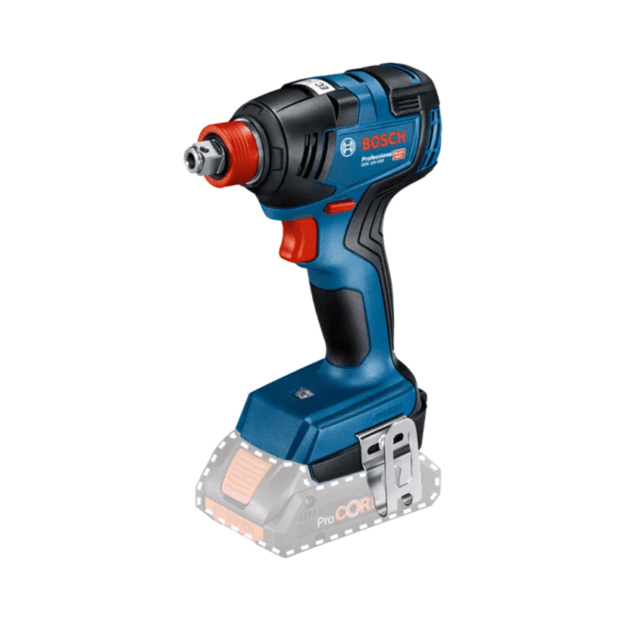 Akumuliatorinis smūginis suktuvas/veržliasukis BOSCH GDX 18V-200 Solo CT