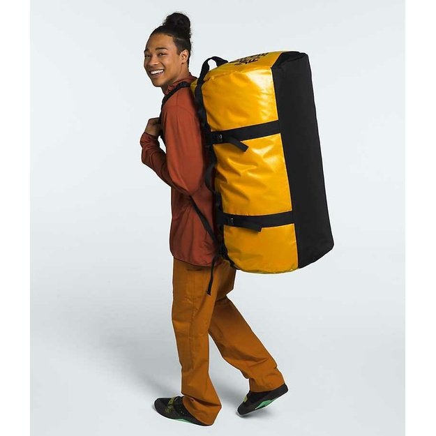 The North Face Base Camp duffel bag 150 L Nylon, Polyester Black, Yellow