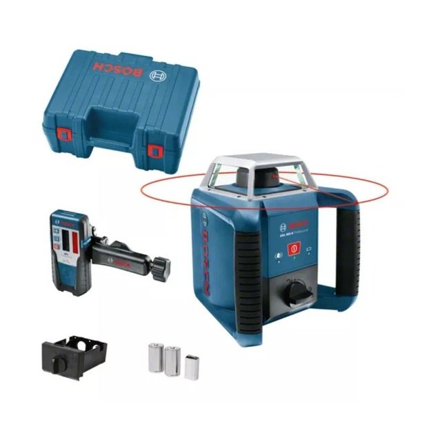 Rotacinis lazerinis nivelyras BOSCH GRL 400 H LB LR45