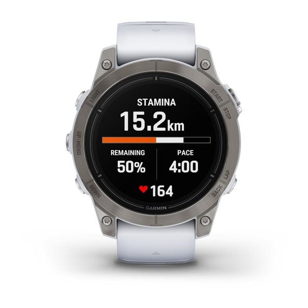 Garmin epix Pro (Gen 2) 3.3 cm (1.3 ) AMOLED 47 mm Digital 416 x 416 pixels Touchscreen Titanium Wi-Fi GPS (satellite)