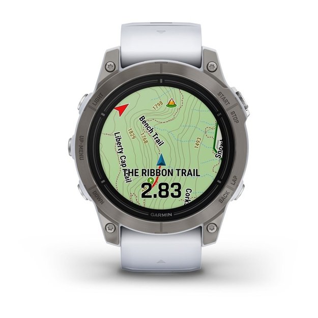 Garmin epix Pro (Gen 2) 3.3 cm (1.3 ) AMOLED 47 mm Digital 416 x 416 pixels Touchscreen Titanium Wi-Fi GPS (satellite)