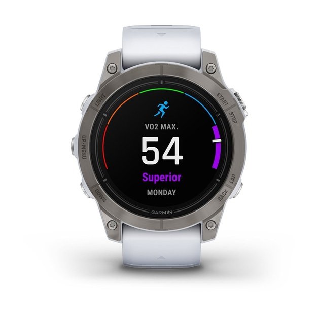 Garmin epix Pro (Gen 2) 3.3 cm (1.3 ) AMOLED 47 mm Digital 416 x 416 pixels Touchscreen Titanium Wi-Fi GPS (satellite)
