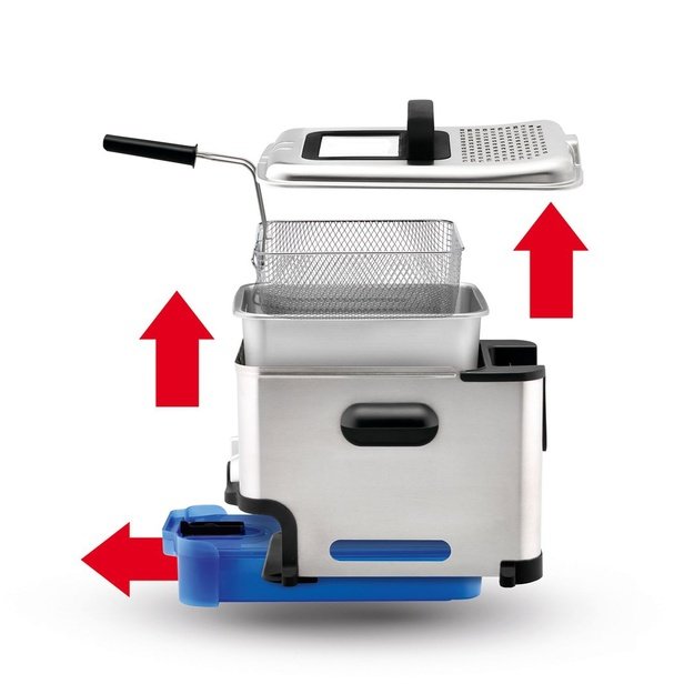 Tefal FR8040 Fryer 3.5l black Stainless Steel