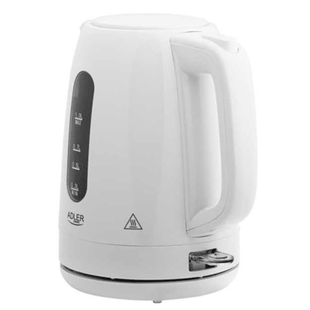 Adler Kettle | AD 1380w | Electric | 2200 W | 1 L | Polypropylene | 360&deg; rotational base | White
