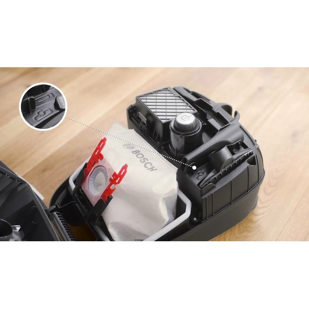 Bosch BGB41PET1 vacuum 4 L Cylinder vacuum Dry 700 W Dust bag