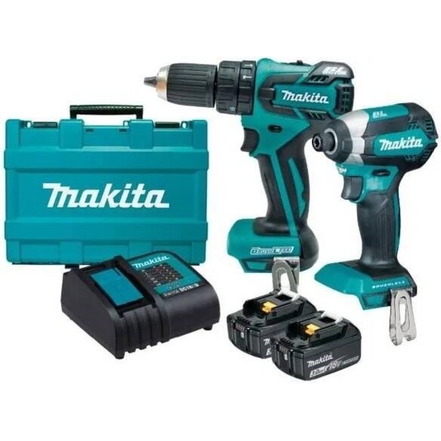 Komplektas COMBO 18V 2x3,0Ah DLX2142S MAKITA