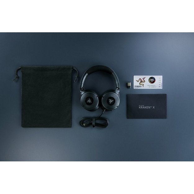 Razer Gaming Headset | Kraken V4 X | Wired | Over-Ear | Microphone | Black