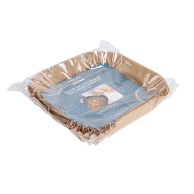 Kepimo popierius kar&scaron;to oro gruzdintuvėms Nordic Quality, kvadratas, 50vnt, L / 2360042