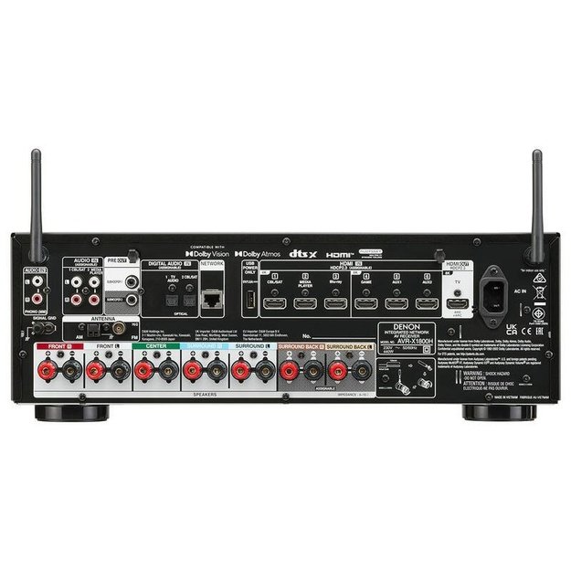 AV stiprintuvas Denon AVR-X1800H
